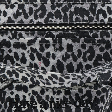Ganni Gray Recycled Cotton Tote Bag