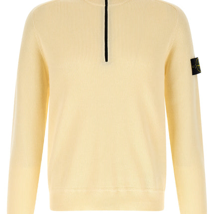 Stone Island Beige Cotton Cardigan