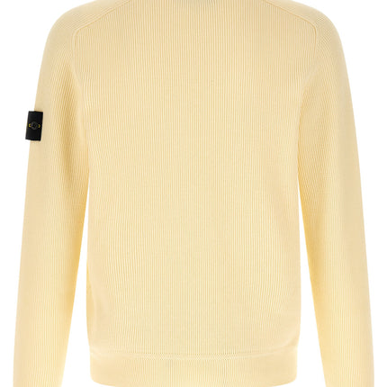 Stone Island Beige Cotton Cardigan