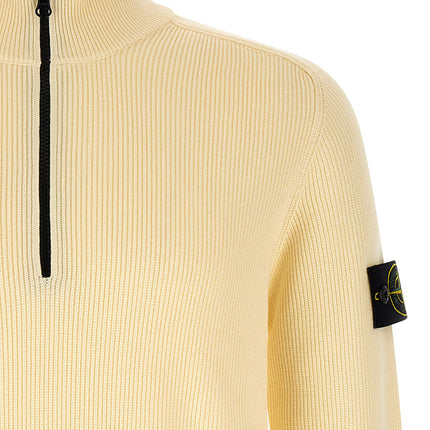 Stone Island Beige Cotton Cardigan