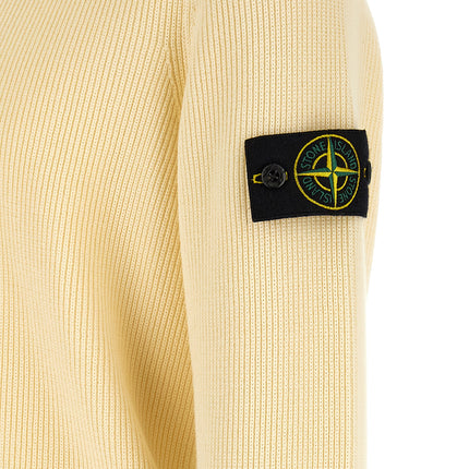 Stone Island Beige Cotton Cardigan