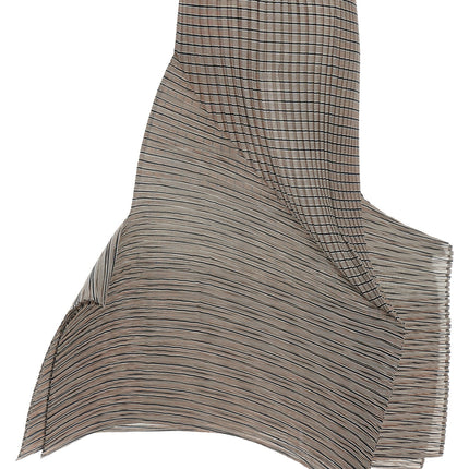 Issey Miyake Brown Polyester Mini Skirt