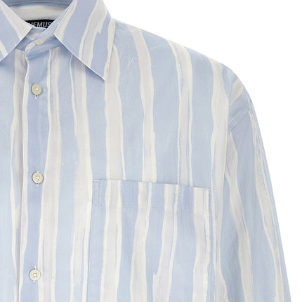 Jacquemus Blue Cotton Blouse