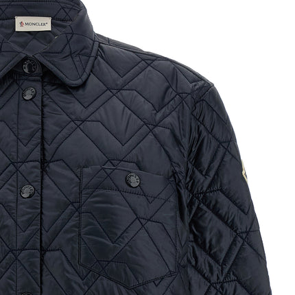 Moncler Blue Polyamide Shell Jacket