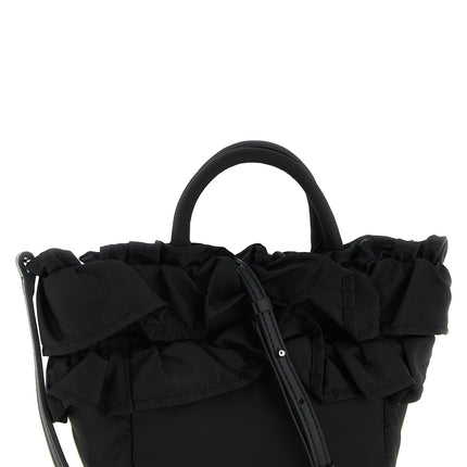 Ganni Black Nylon Handbag