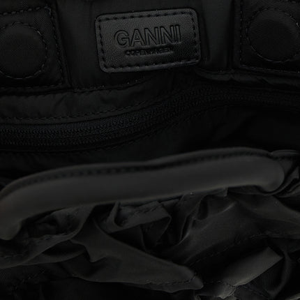 Ganni Black Nylon Handbag