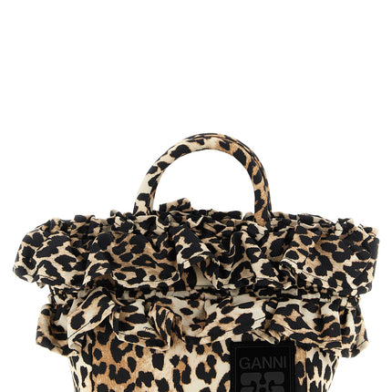 Ganni Brown Polyamide Handbag