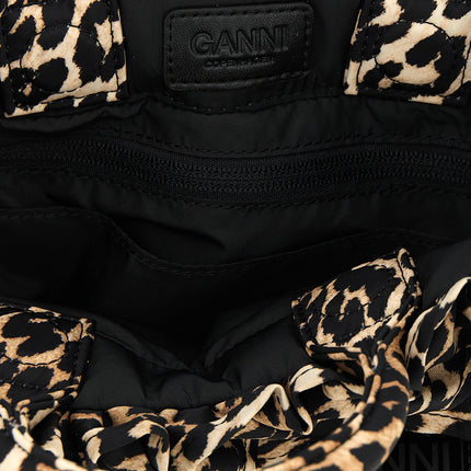 Ganni Brown Polyamide Handbag