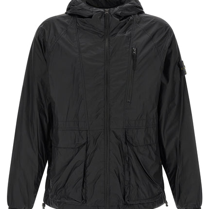 Stone Island Blue Polyamide Shell Jacket