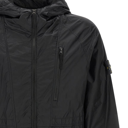 Stone Island Blue Polyamide Shell Jacket