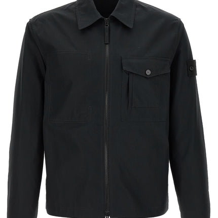 Stone Island Black Cotton Blouse