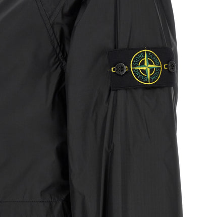 Stone Island Blue Polyamide Shell Jacket