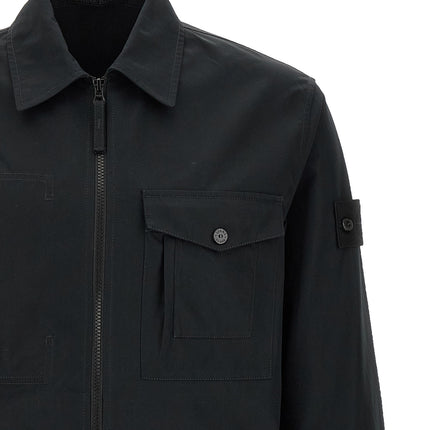 Stone Island Black Cotton Blouse