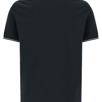 Stone Island Blue Cotton Polo Shirt