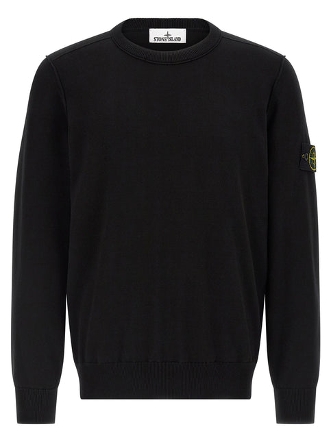 Stone Island Black Cotton Cardigan