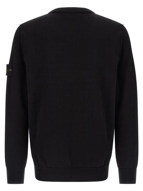 Stone Island Black Cotton Cardigan