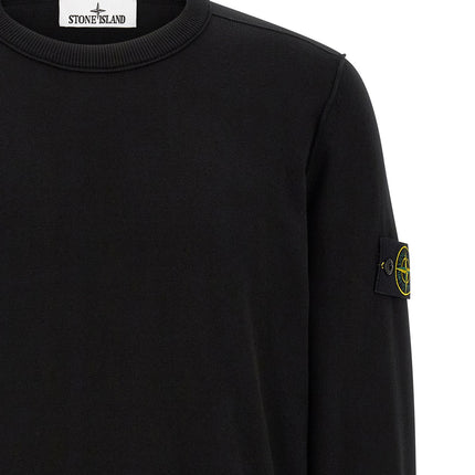 Stone Island Black Cotton Cardigan