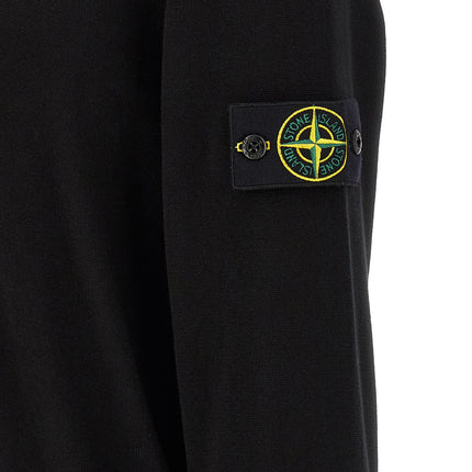 Stone Island Black Cotton Cardigan