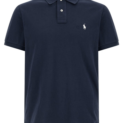 Polo Ralph Lauren Blue Cotton Polo Shirt