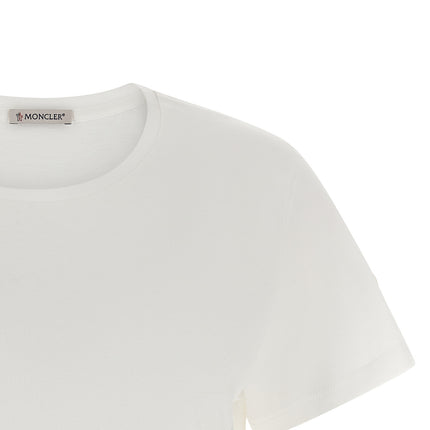Moncler White Cotton T-Shirt