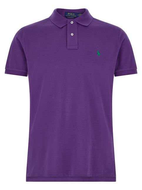 Polo Ralph Lauren Purple Cotton Polo Shirt