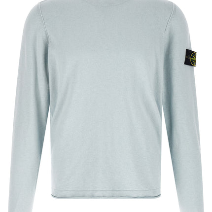 Stone Island Blue Cotton Cardigan