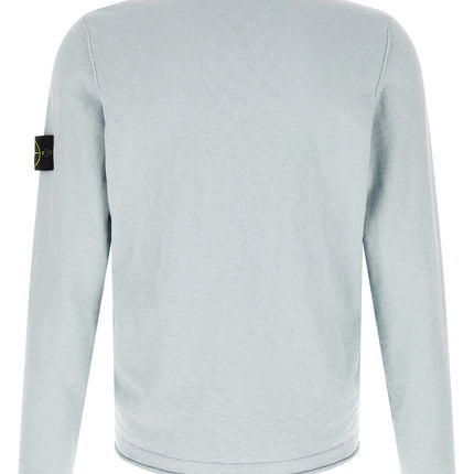 Stone Island Blue Cotton Cardigan