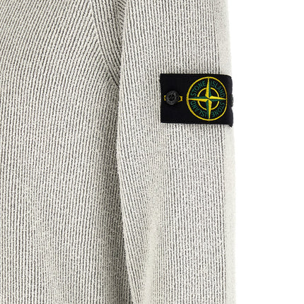 Stone Island Gray Cotton Cardigan
