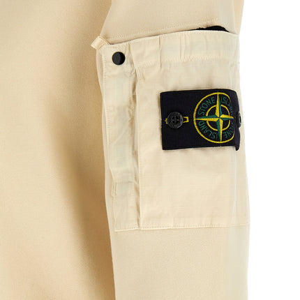 Stone Island Beige Cotton Sweatshirt