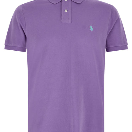 Polo Ralph Lauren Purple Cotton Polo Shirt