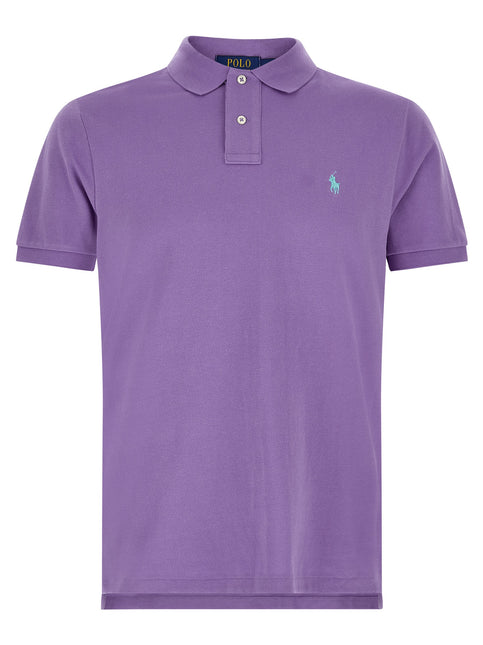 Polo Ralph Lauren Purple Cotton Polo Shirt