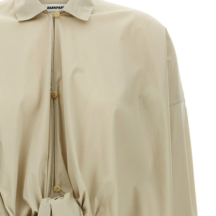 Darkpark Beige Cotton Blouse