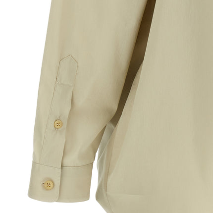 Darkpark Beige Cotton Blouse