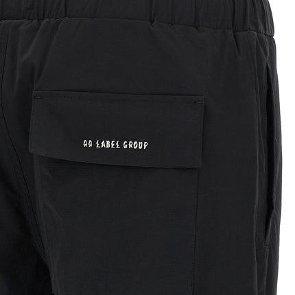 44 Label Group Black Polyamide Athletic Pants