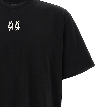 44 Label Group Black Cotton T-Shirt