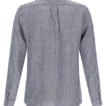 Polo Ralph Lauren Blue Linen Blouse