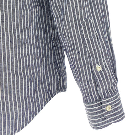 Polo Ralph Lauren Blue Linen Blouse