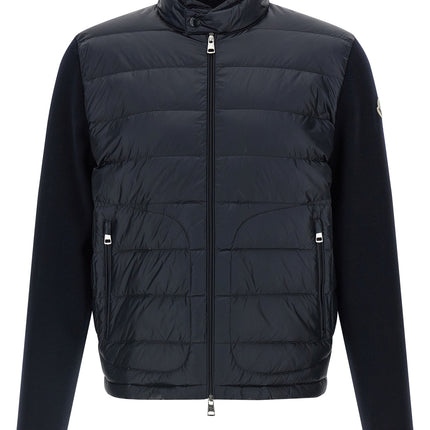 Moncler Blue Polyamide Cardigan
