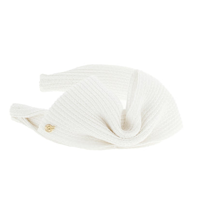 Maison Michel White Papier Headband