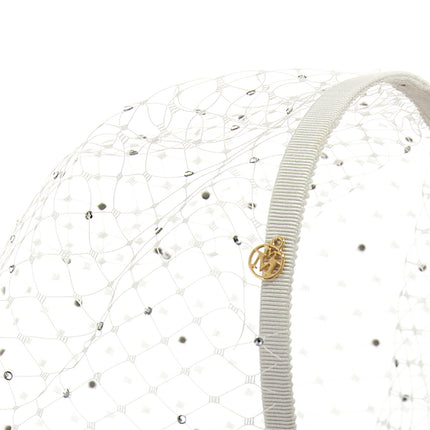 Maison Michel White Polyamide Headband