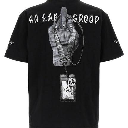 44 Label Group Bicolor Cotton T-Shirt