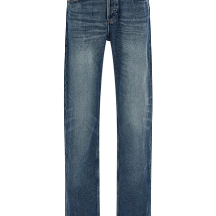 A.P.C. Blue Cotton Straight-Leg Jeans