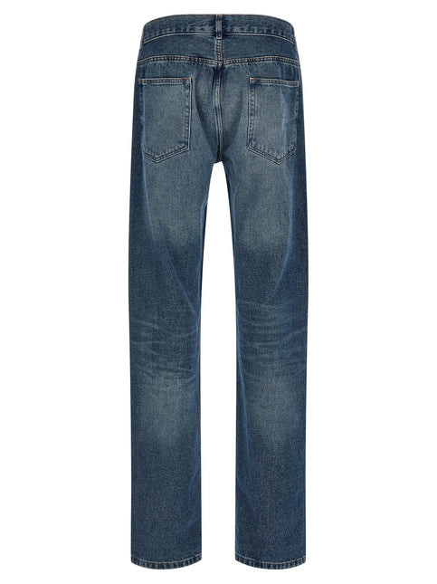 A.P.C. Blue Cotton Straight-Leg Jeans