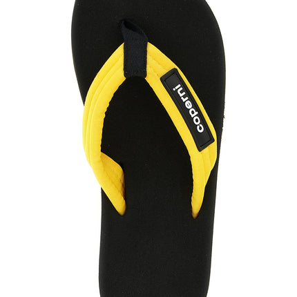 Coperni Bicolor Viscose Wedge Sandals
