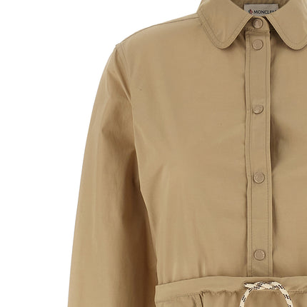 Moncler Beige Polyester Long Dress