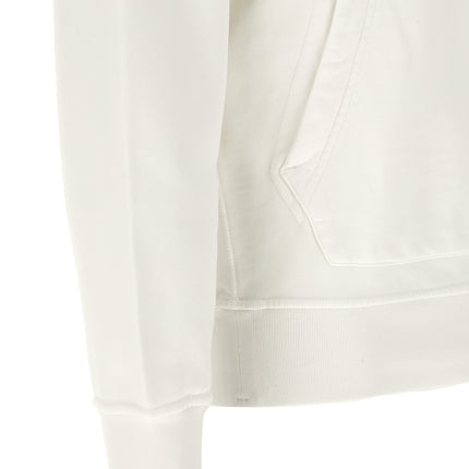Stone Island White Cotton Sweatshirt