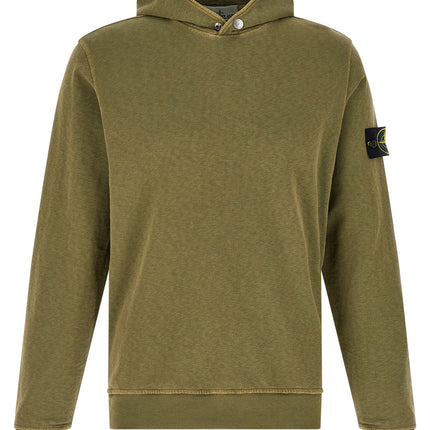 Stone Island Bicolor Cotton Sweatshirt