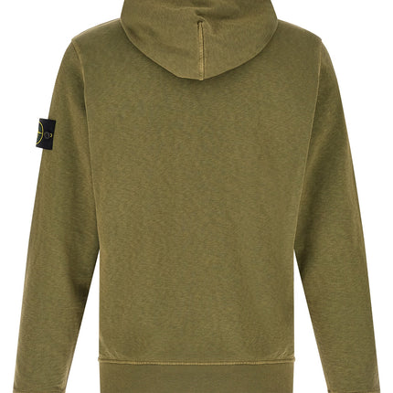 Stone Island Bicolor Cotton Sweatshirt
