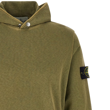 Stone Island Bicolor Cotton Sweatshirt