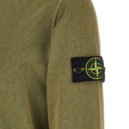 Stone Island Bicolor Cotton Sweatshirt